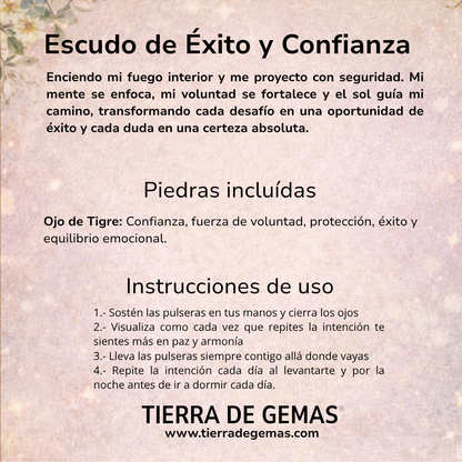 Despierta Tu Poder Interior (pulsera ojo de tigre bolas 4mm)