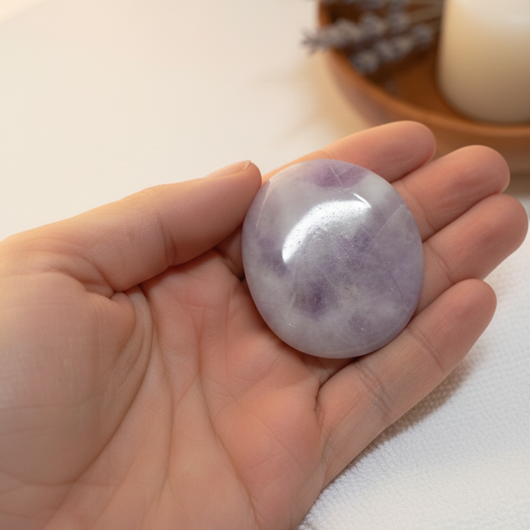 Energía de serenidad y claridad mental (piedra chakra amatista 3-4 cm)