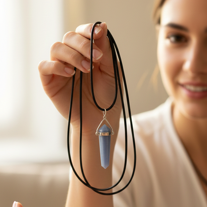 Collar angelita punta biterminada 3-4 cm