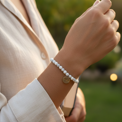 Pulsera magnesita bolas 4mm