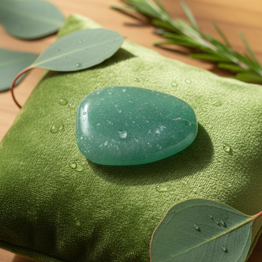 Piedra chakra cuarzo verde 3-4 cm