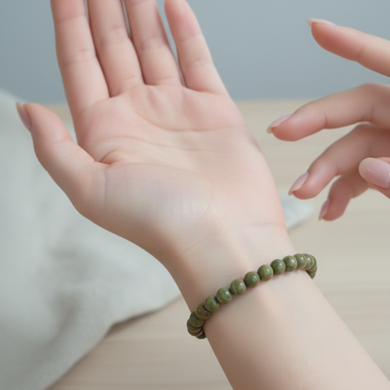 Pulsera unakita bolas 6mm