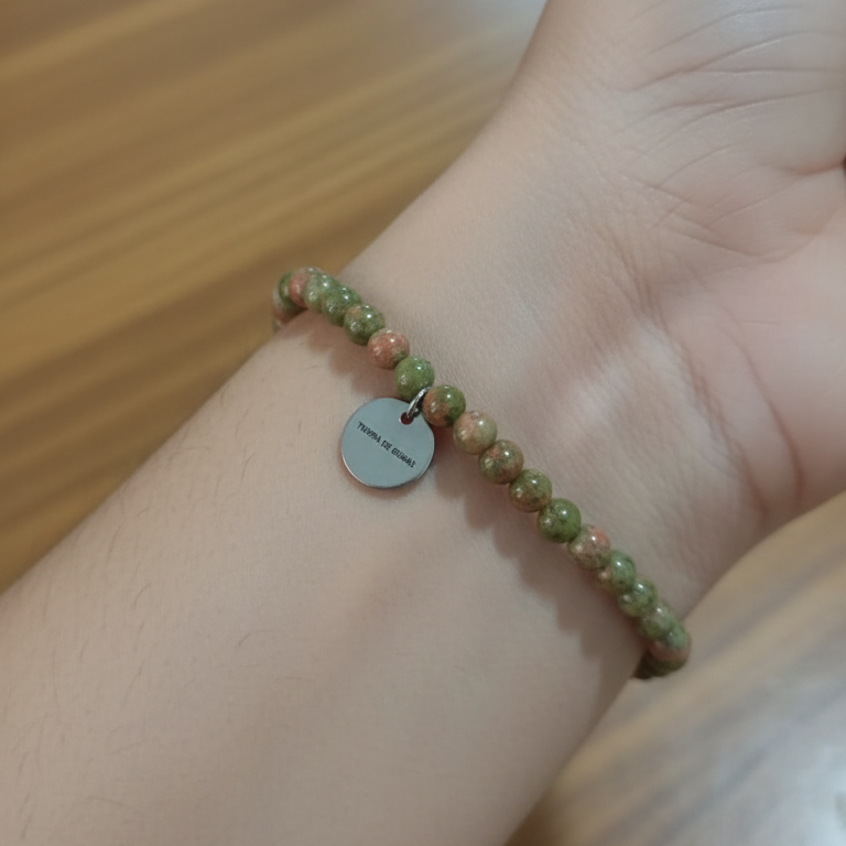 Pulsera unakita bolas 4mm