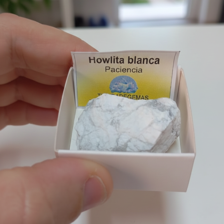 Howlita Blanca En Bruto 3-4 cm