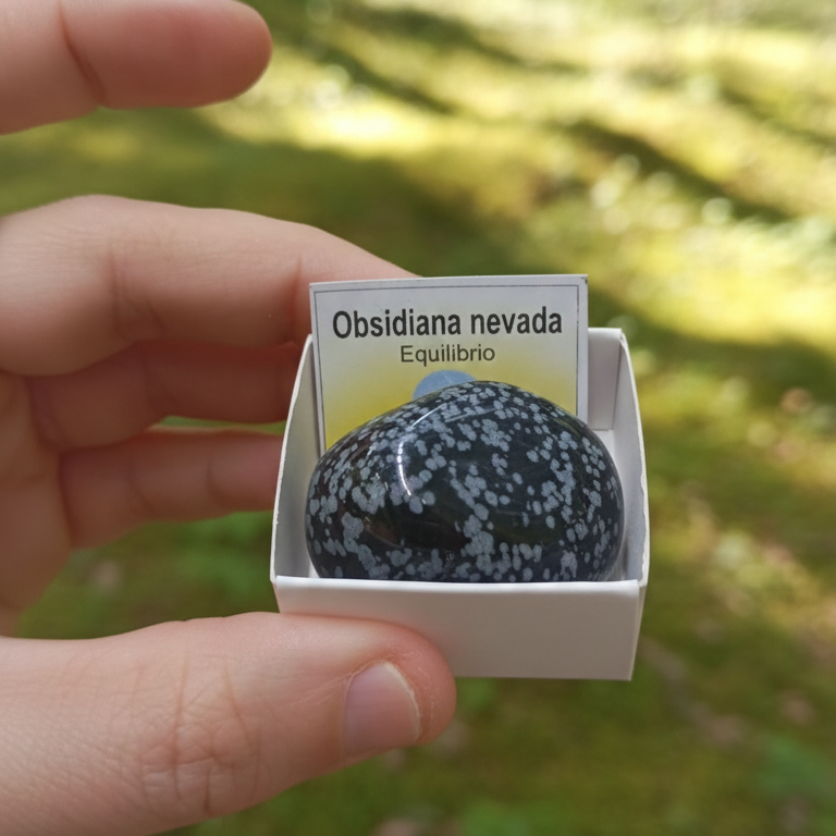 Obsidiana Nevada rodado 3-4 cm