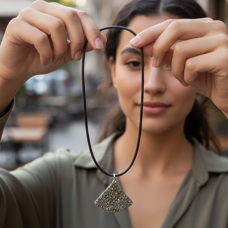 Collar Pirita 3-4 cm