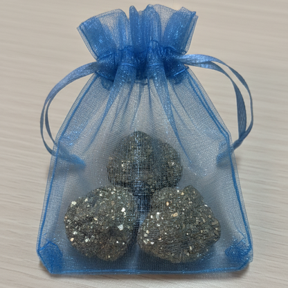 Pack 3 piedras Pirita en bruto - Magnetismo de Riqueza