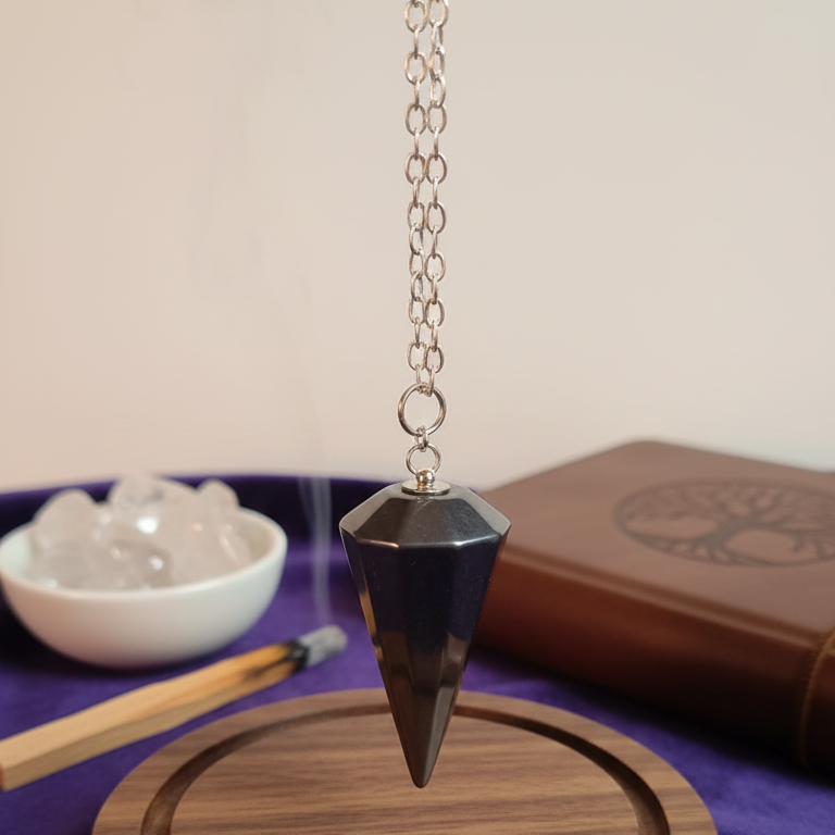 Pendulo hematite 3-4 cm