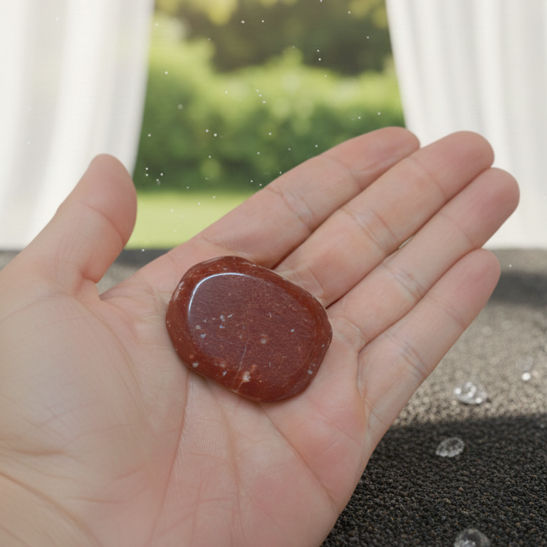 Piedra chakra jaspe rojo 3-4 cm