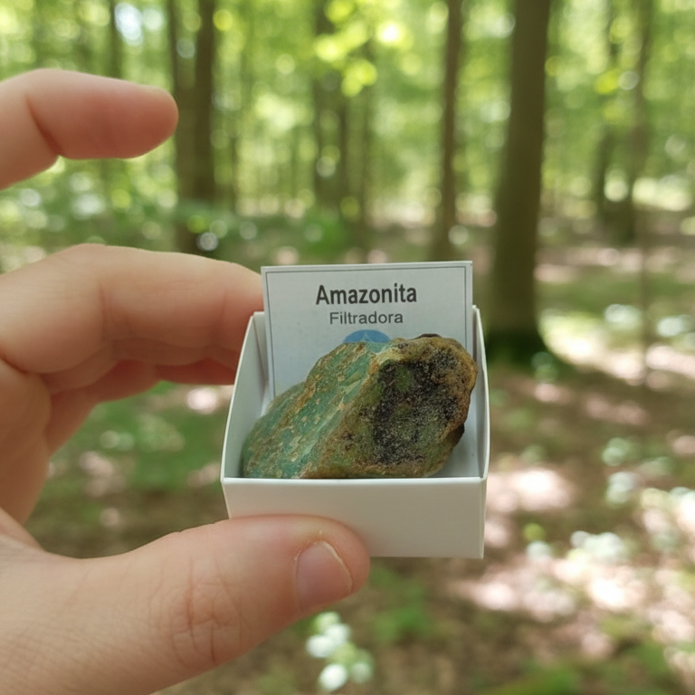 Amazonita en bruto 3-4 cm