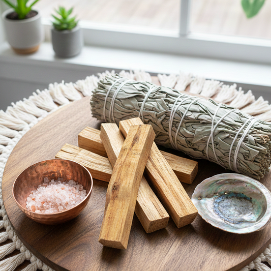 Kit 5 Palos santos y Salvia para limpieza energética y espiritual