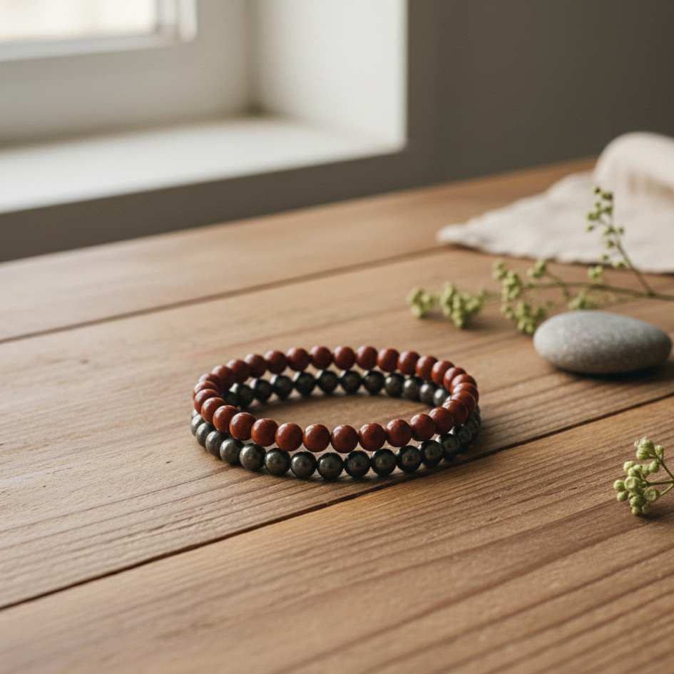 Estabilidad y Abundancia - Pack 2 pulseras poderosas