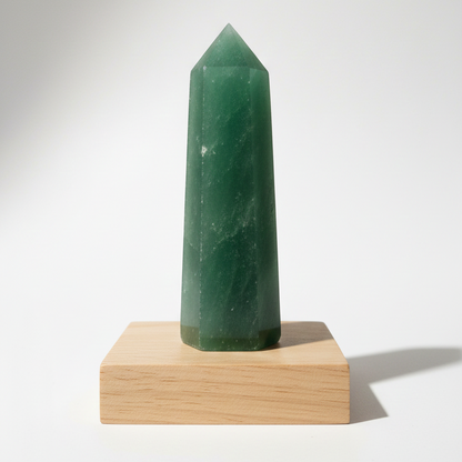 Punta cuarzo verde 6-7 cm