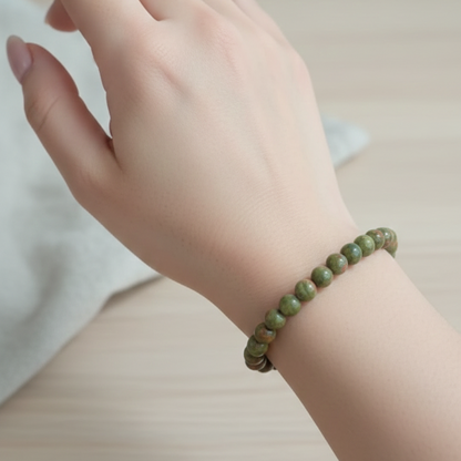 Pulsera unakita bolas 6mm