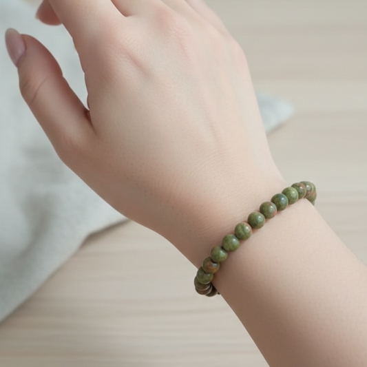 Pulsera unakita bolas 6mm