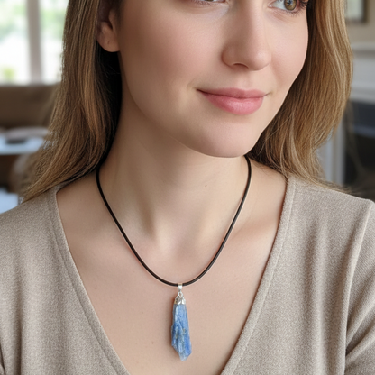 Collar cianita 3-4 cm