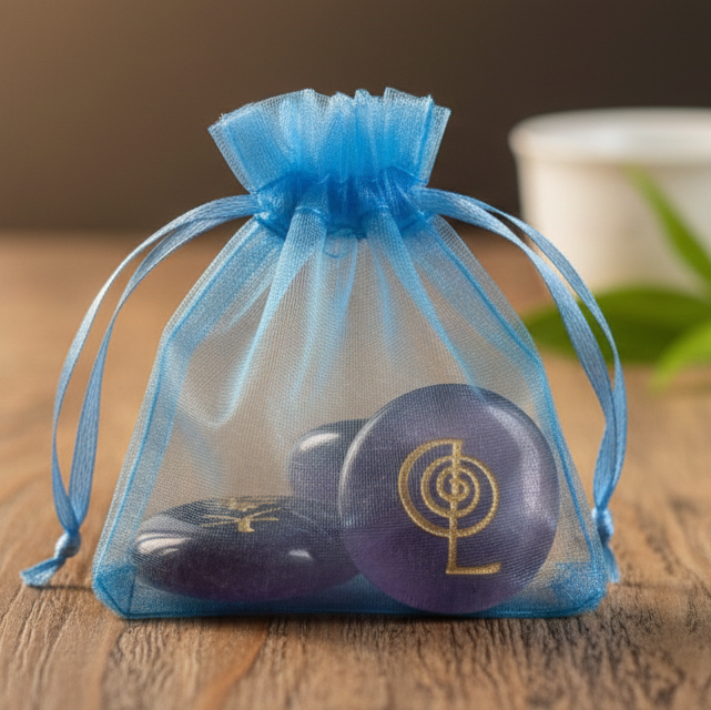 JUEGO SIMBOLOS REIKI AMATISTA 3,5 CM