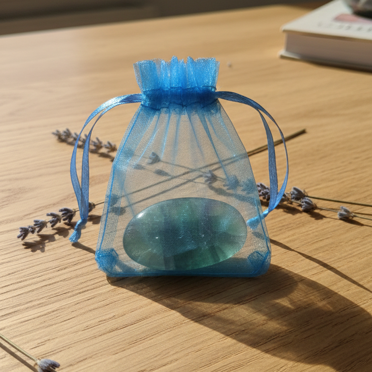 Piedra chakra fluorita 3-4 cm