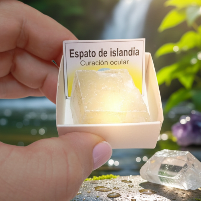 Espato de islandia 3-4 cm