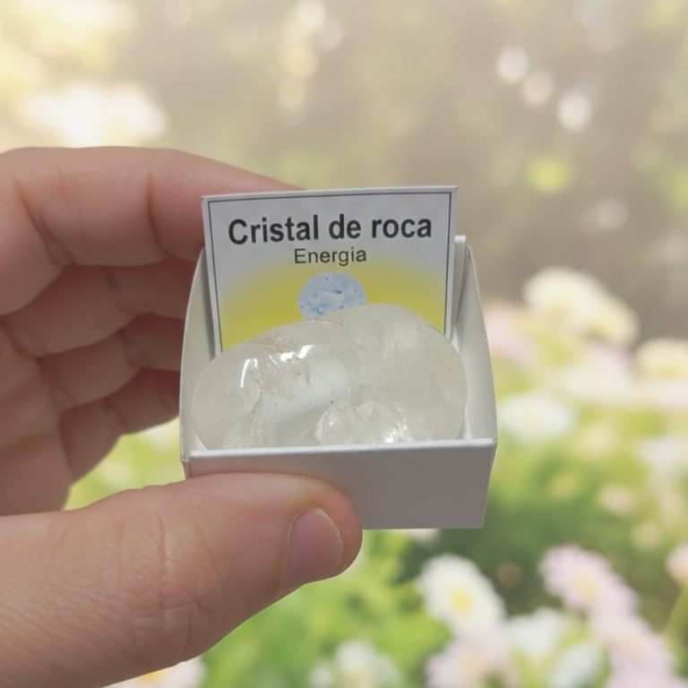 Cristal de roca rodado 3-4 cm