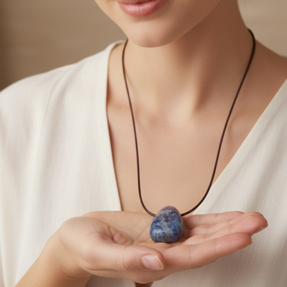Collar Sodalita perita 3-4 cm