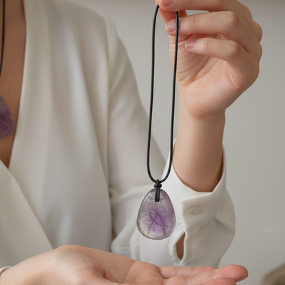 Collar amatista pacificador 3-4 cm