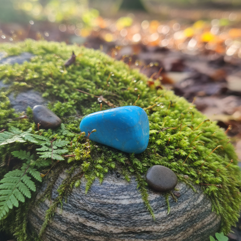 Howlita Azul rodado 3-4 cm