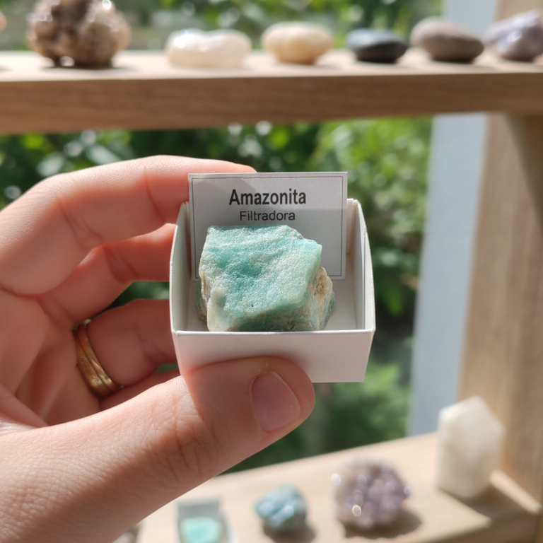 Amazonita en bruto 3-4 cm