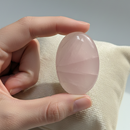 Piedra chakra cuarzo rosa 3-4 cm