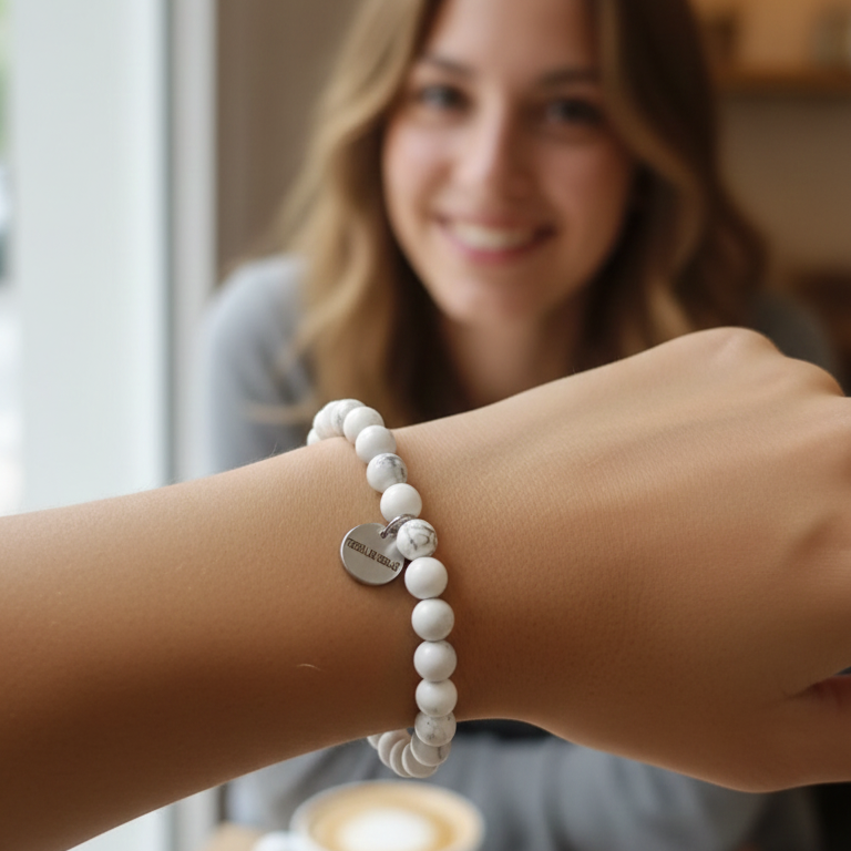 Pulsera magnesita bolas 6mm