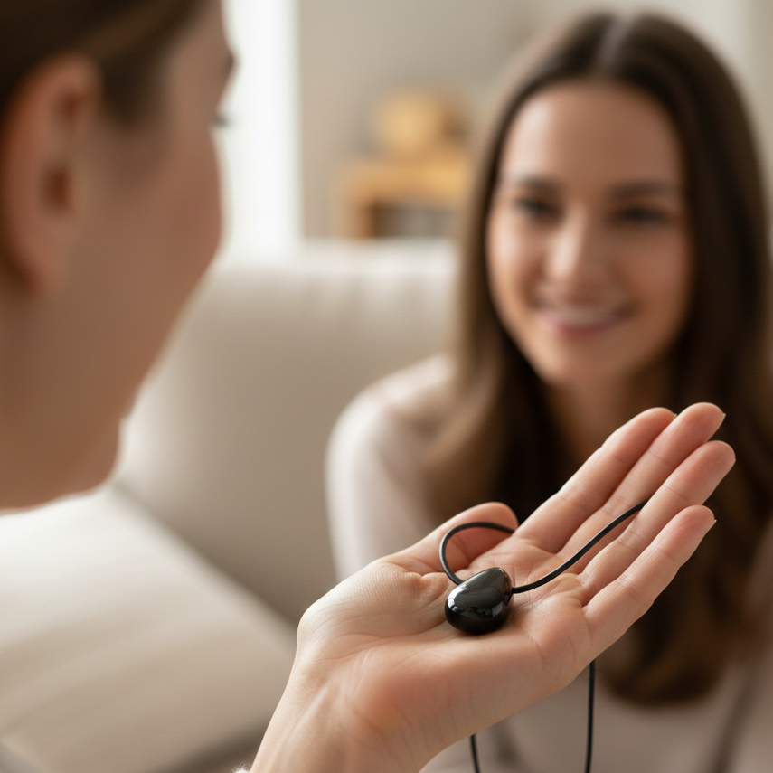 Collar hematite caramelito 2-3 cm