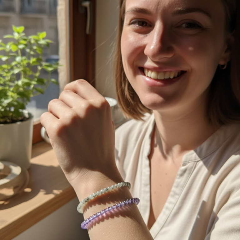 Serenidad y Sabiduría - Pack 2 pulseras poderosas