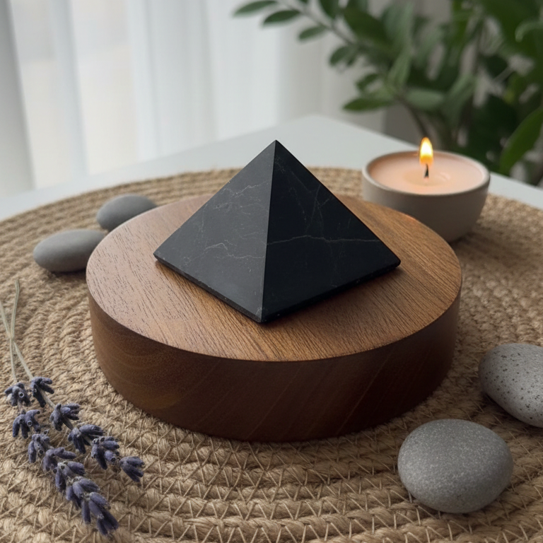 Pirámide Shungit natural 4 cm