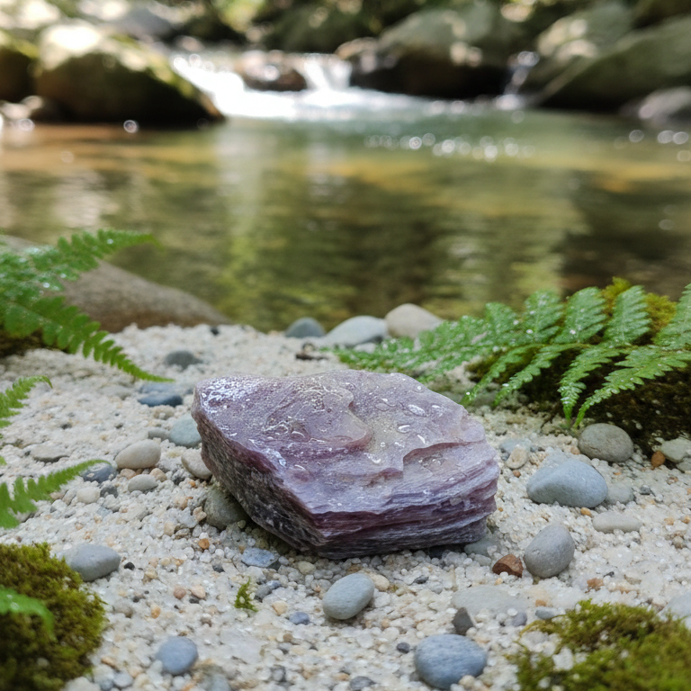 Lepidolita Mica Larimar 3-4 cm