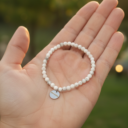 Pulsera magnesita bolas 4mm