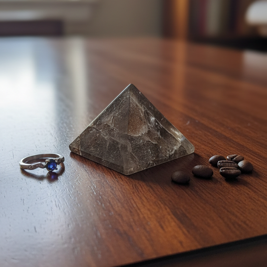 Pirámide cuarzo ahumado 3-4 cm