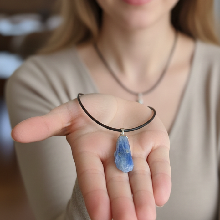 Collar cianita 3-4 cm