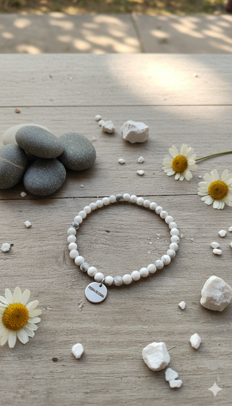 Pulsera magnesita bolas 4mm