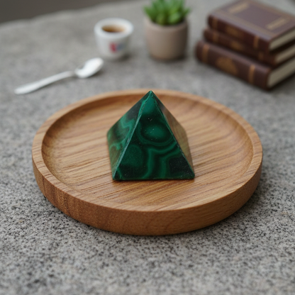 Piramide malaquita 2 cm