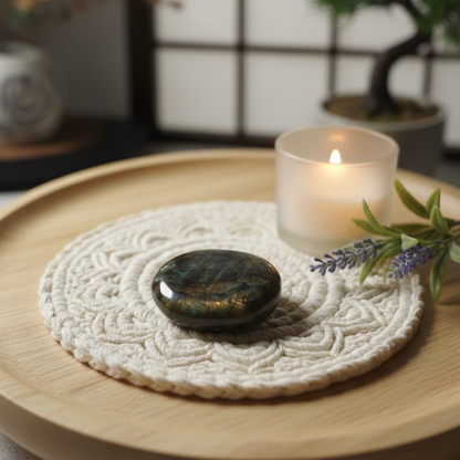 Energía que despierta tu conciencia (piedra chakra labradorita 3-4 cm)