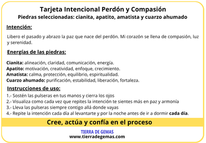 Perdón y Compasión - Pack 4 pulseras poderosas