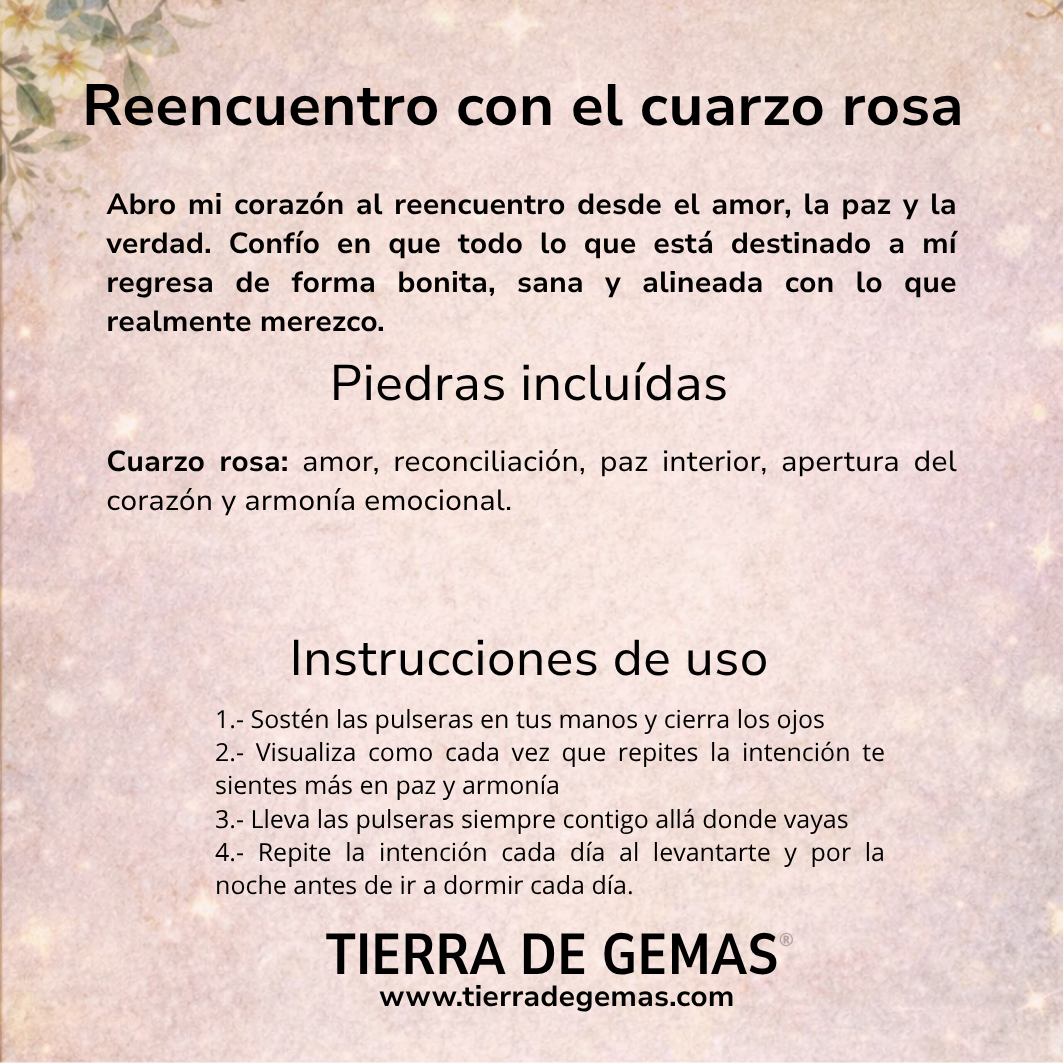 Amor Propio (pulsera cuarzo rosa bolas 6mm)