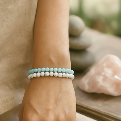 Calma profunda para almas sensibles - Pack 2 pulseras poderosas