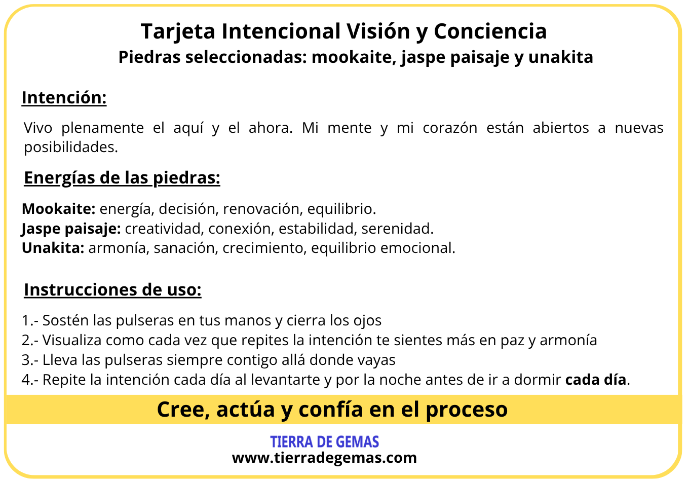 Visión y Conciencia - Pack 3 pulseras poderosas