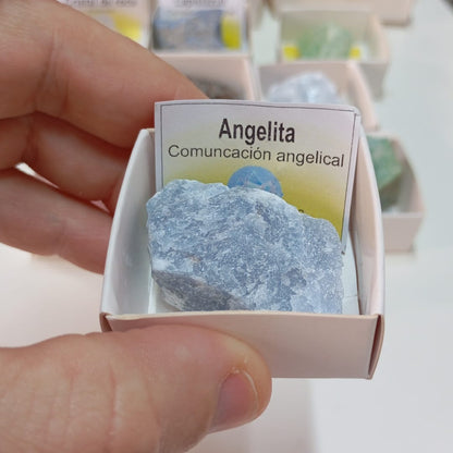 Piedra Angelita en bruto 3-4 cm