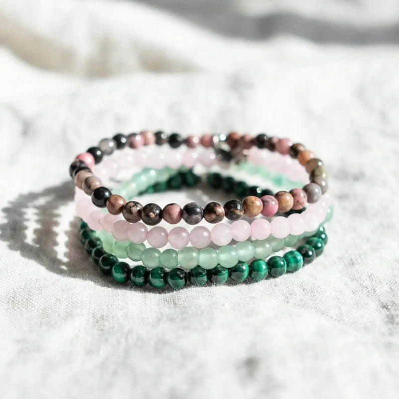 Chakra Corazón - Set 4 pulseras