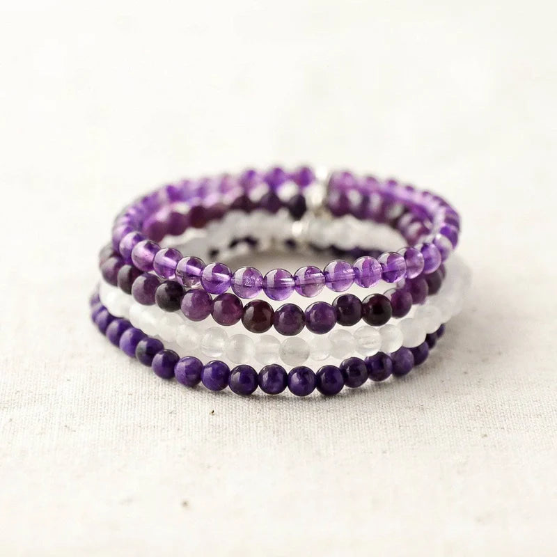 Chakra Corona - Set 4 pulseras