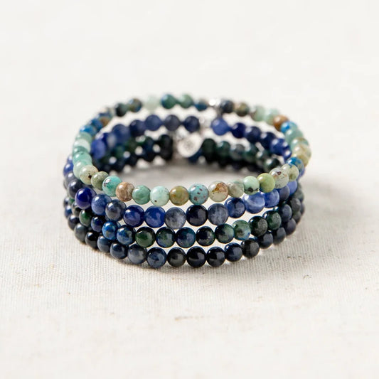 Chakra Tercer Ojo - Set 4 pulseras