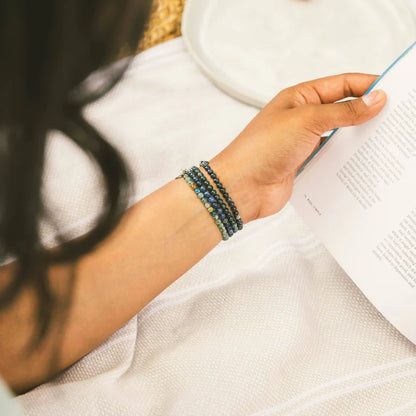 Chakra Tercer Ojo - Set 4 pulseras