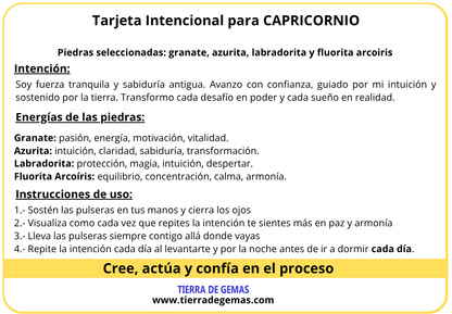 Set Pulseras Capricornio